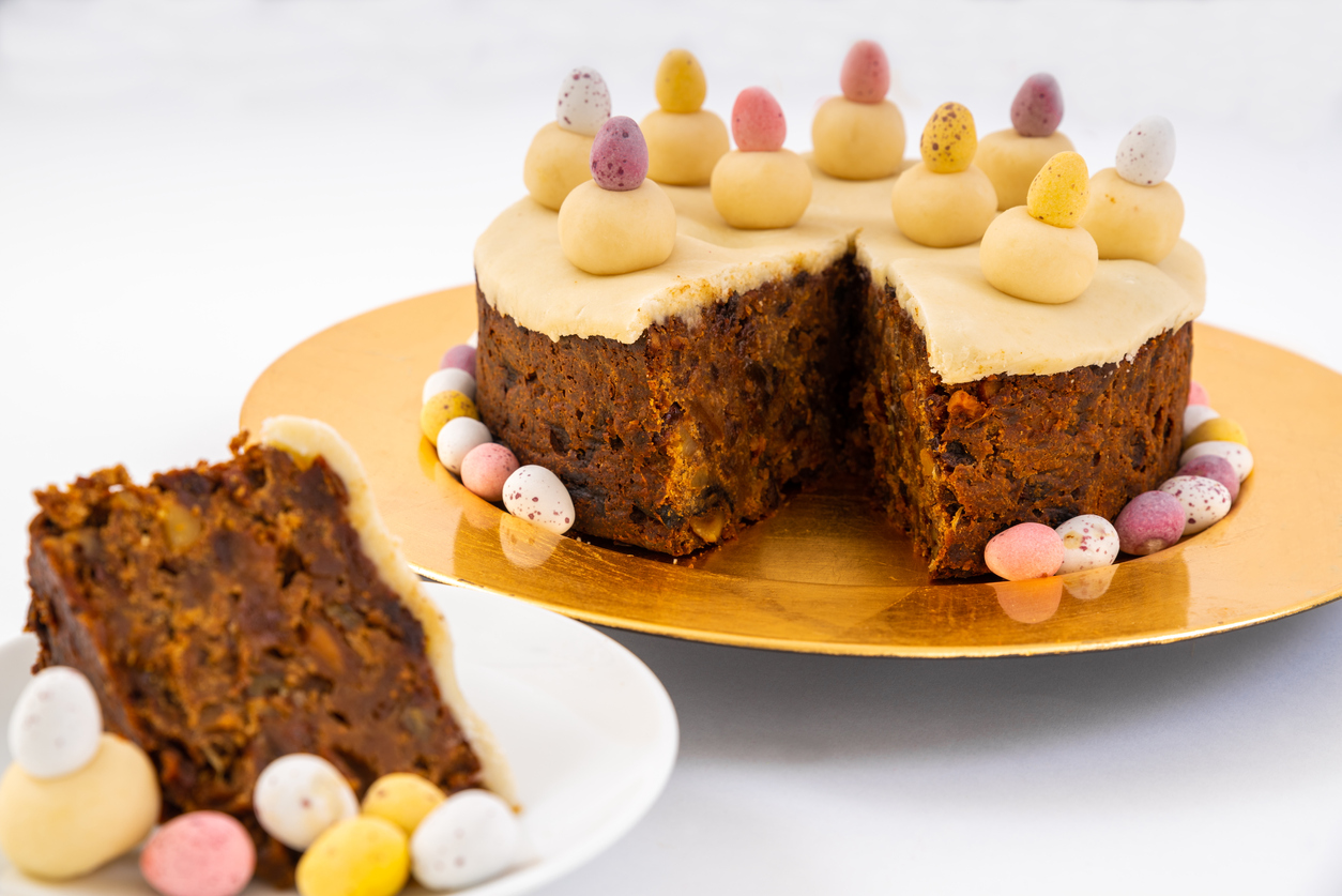 Simnel frangipane tart