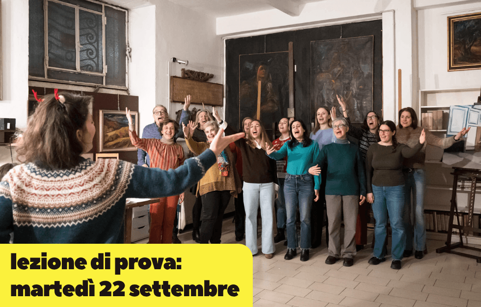 Lezione di prova coro in francese