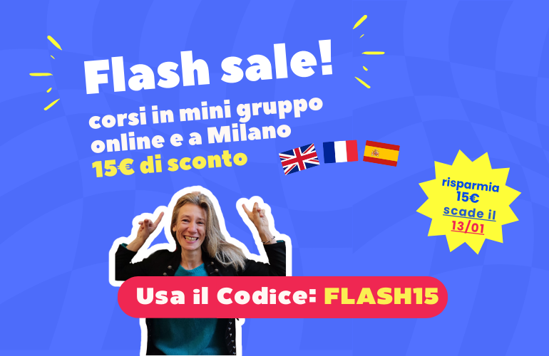 flash-sale-gennaio Flash sale corsi in mini gruppo